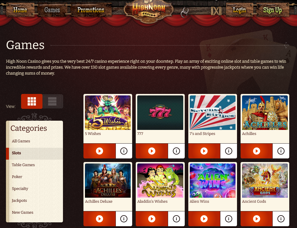High
Noon Casino